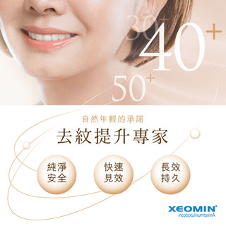 Xeomin 零雜質。純淨肉毒桿菌素